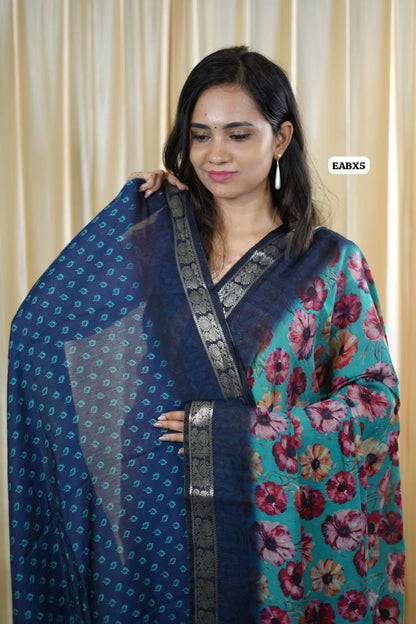 Maheshwari semi soft silk saree😍😎 📚