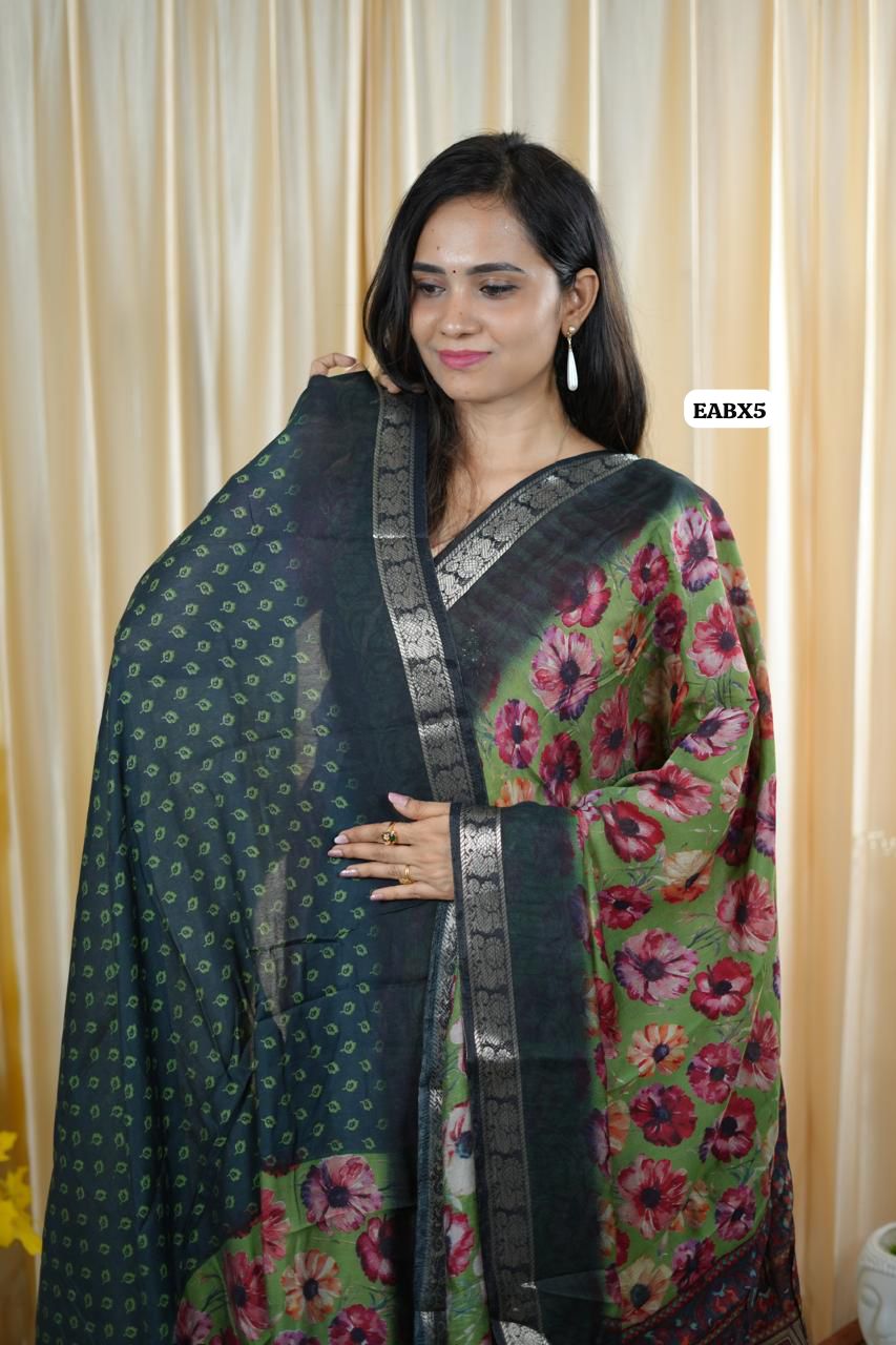 Maheshwari semi soft silk saree😍😎 📚