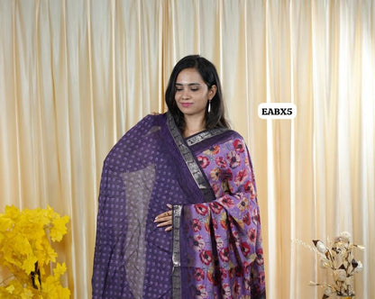 Maheshwari semi soft silk saree😍😎 📚