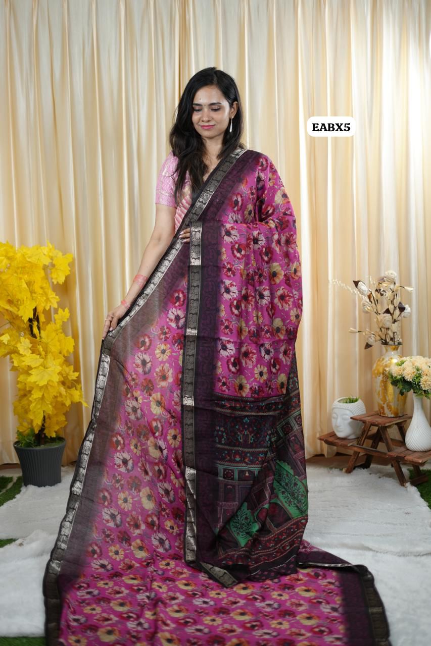 Maheshwari semi soft silk saree😍😎 📚