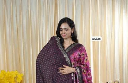 Maheshwari semi soft silk saree😍😎 📚