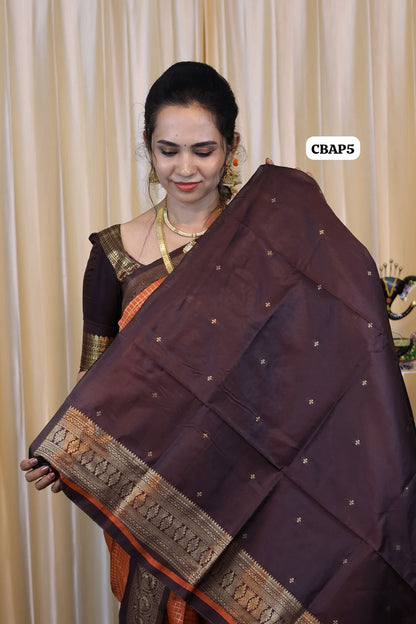 Semi silk saree 😍😎📚
