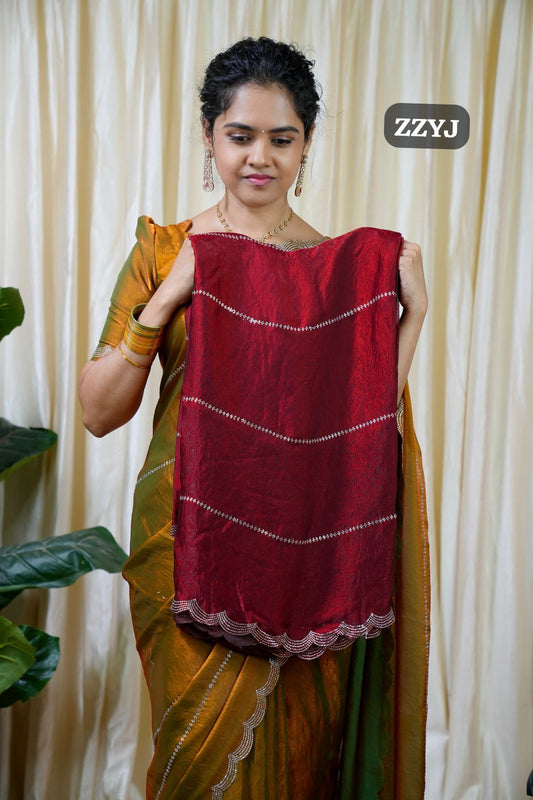 Space silk saree🥳