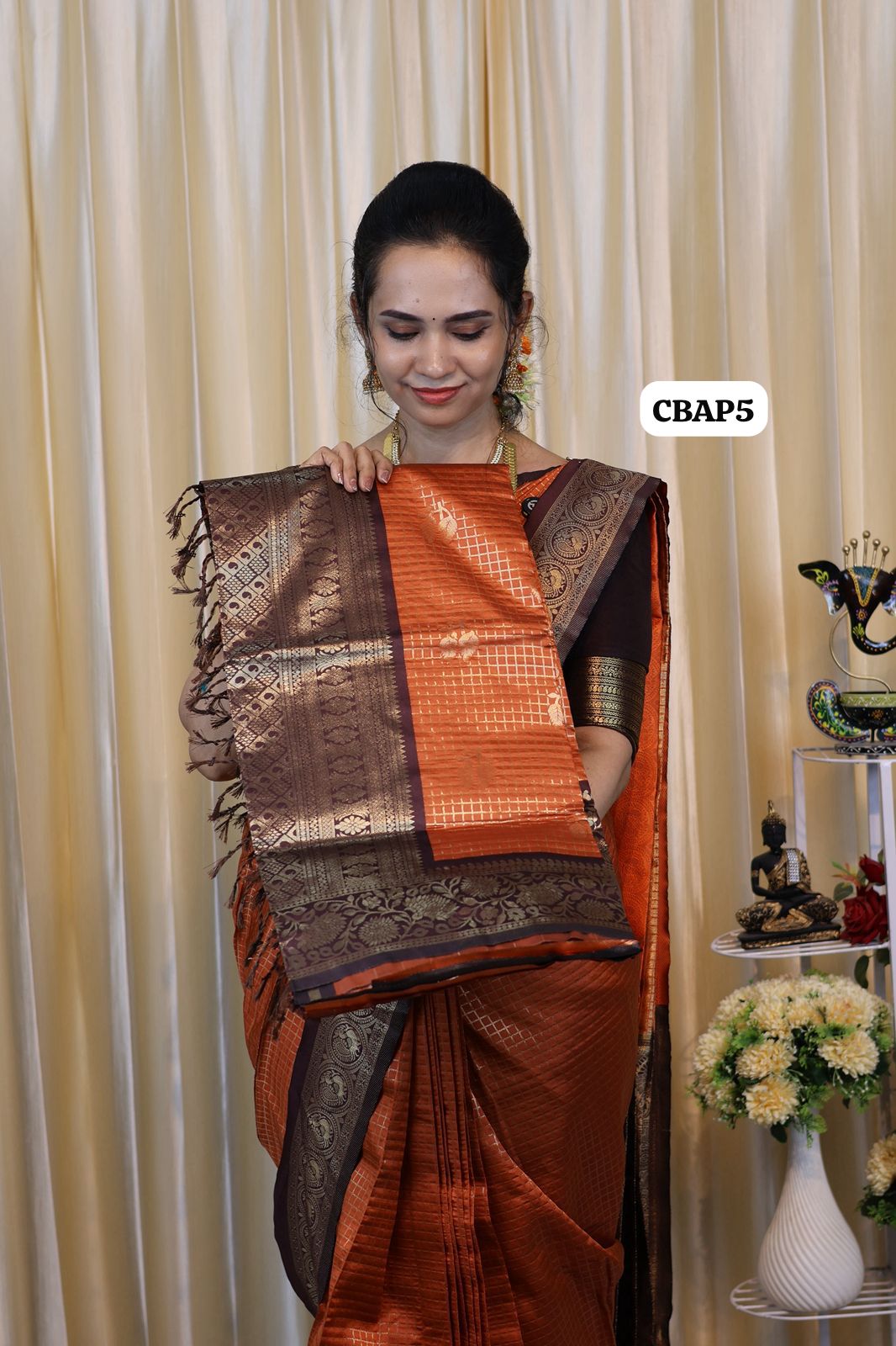 Semi silk saree ๐๐๐ โ Rishi Boutique