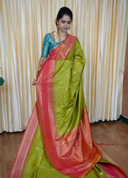 Kanchi Soft silk saree 🥰😎📚