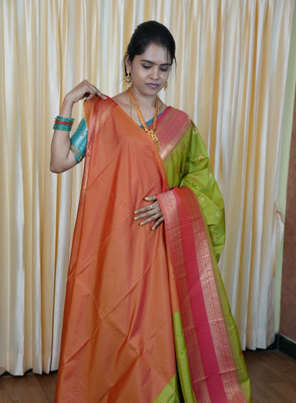 Kanchi Soft silk saree 🥰😎📚