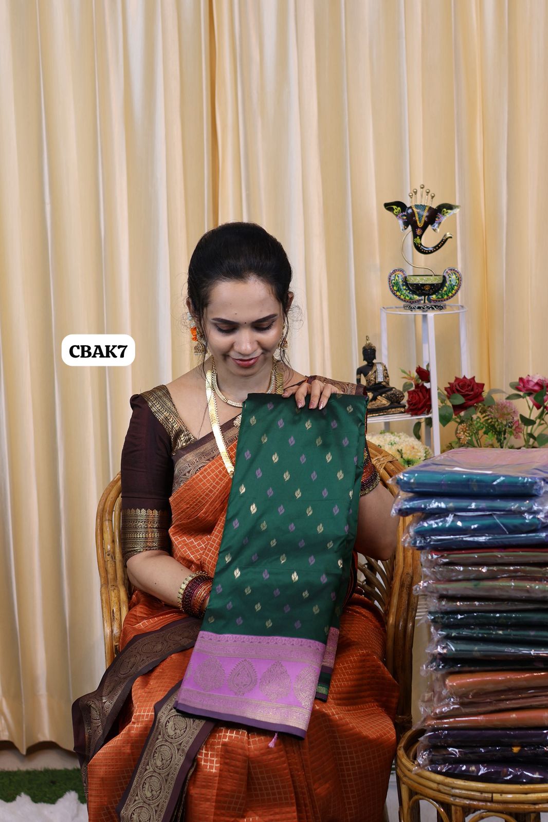 Soft silk saree ๐๐๐ โ Rishi Boutique