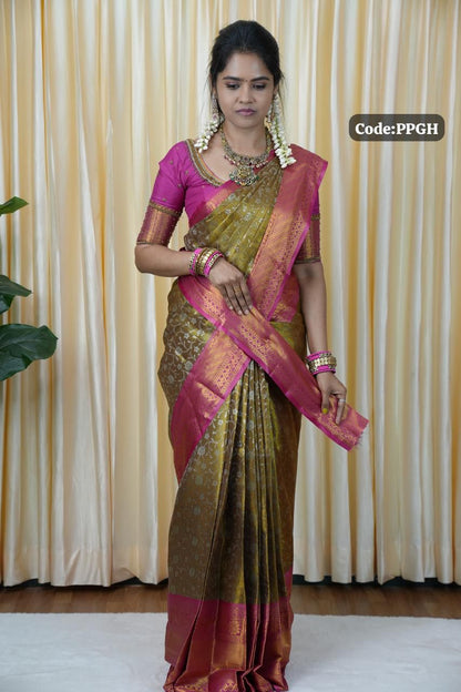Kanchi semi silk saree🥳