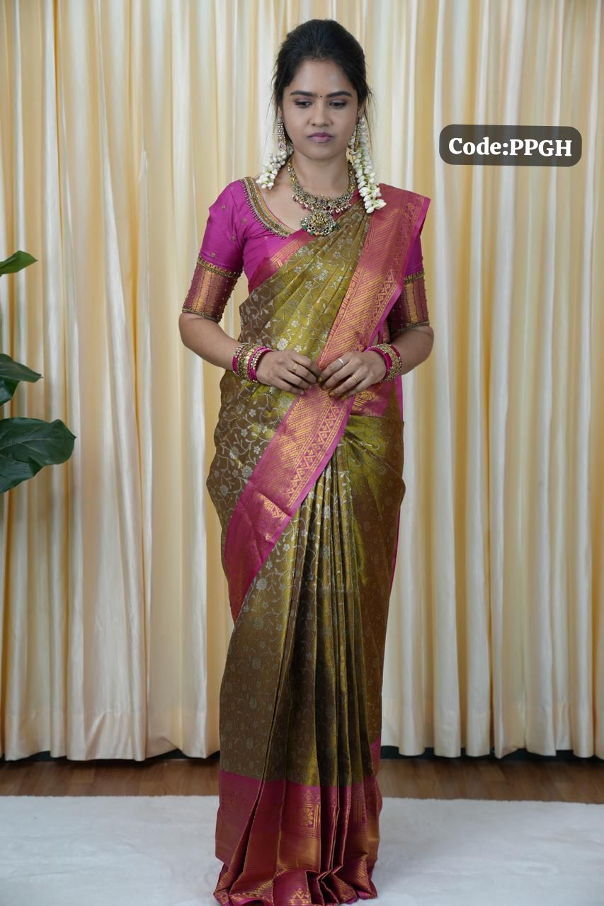 Kanchi semi silk saree🥳