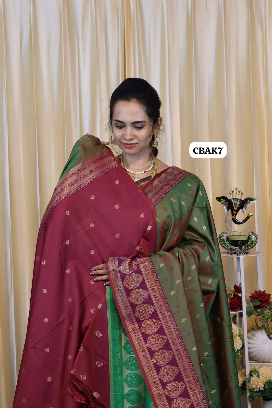 Soft silk saree ๐๐๐ โ Rishi Boutique