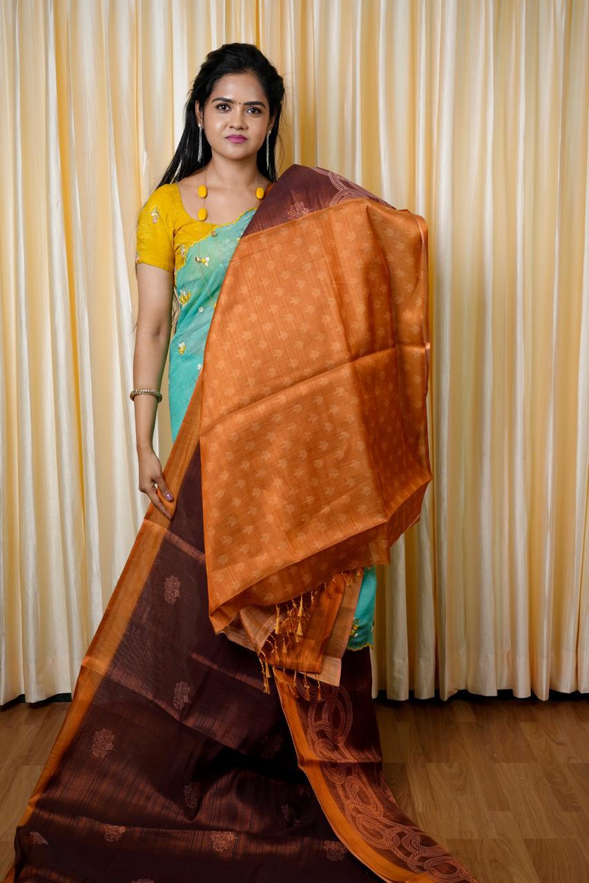 Premium Tussar silk🥰😎📚