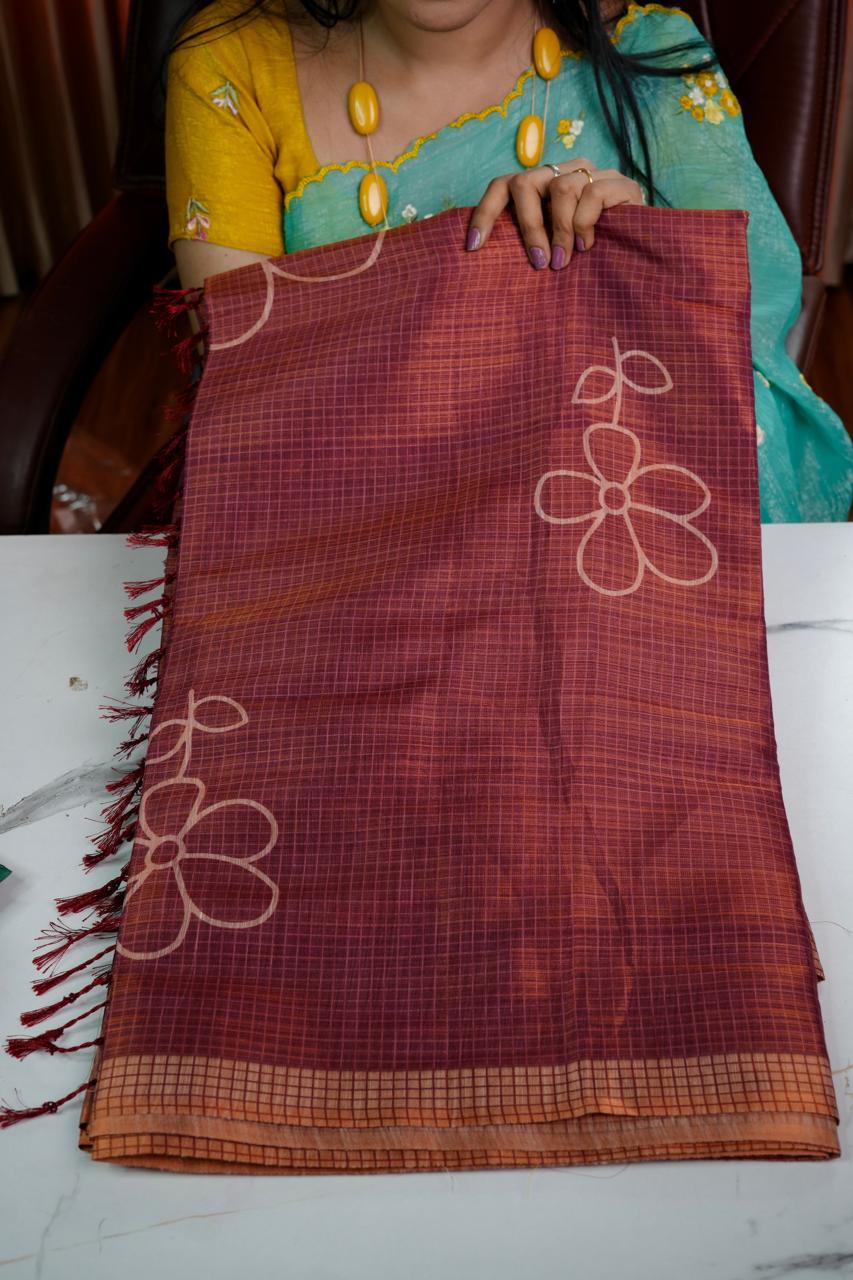 Tussar silk🥰😎📚