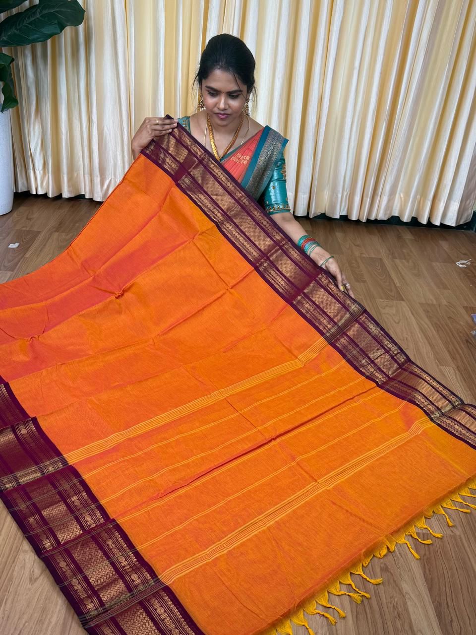 Premium  Kanchi cotton saree🎁