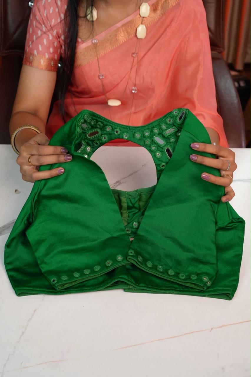 Mirror work blouse Prebook 😍⏰