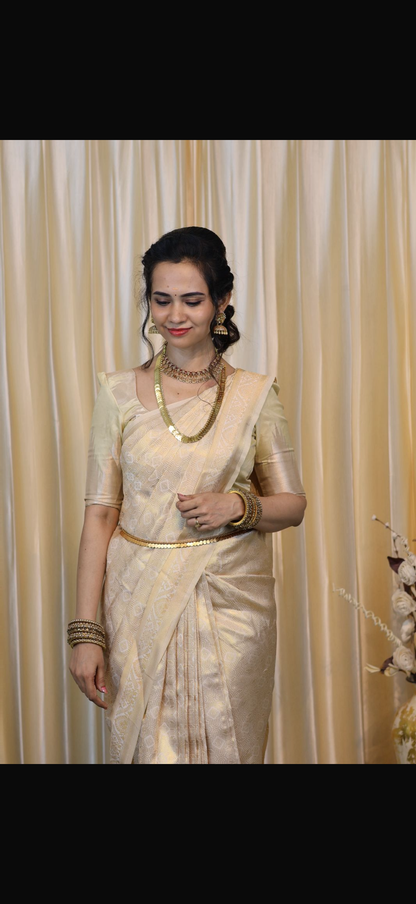 Bridal semi Soft silk saree🥰😎📚🌈