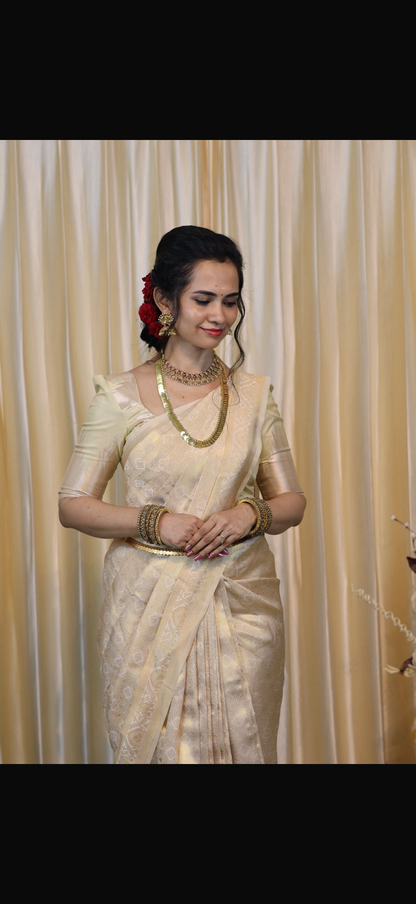 Bridal semi Soft silk saree🥰😎📚🌈