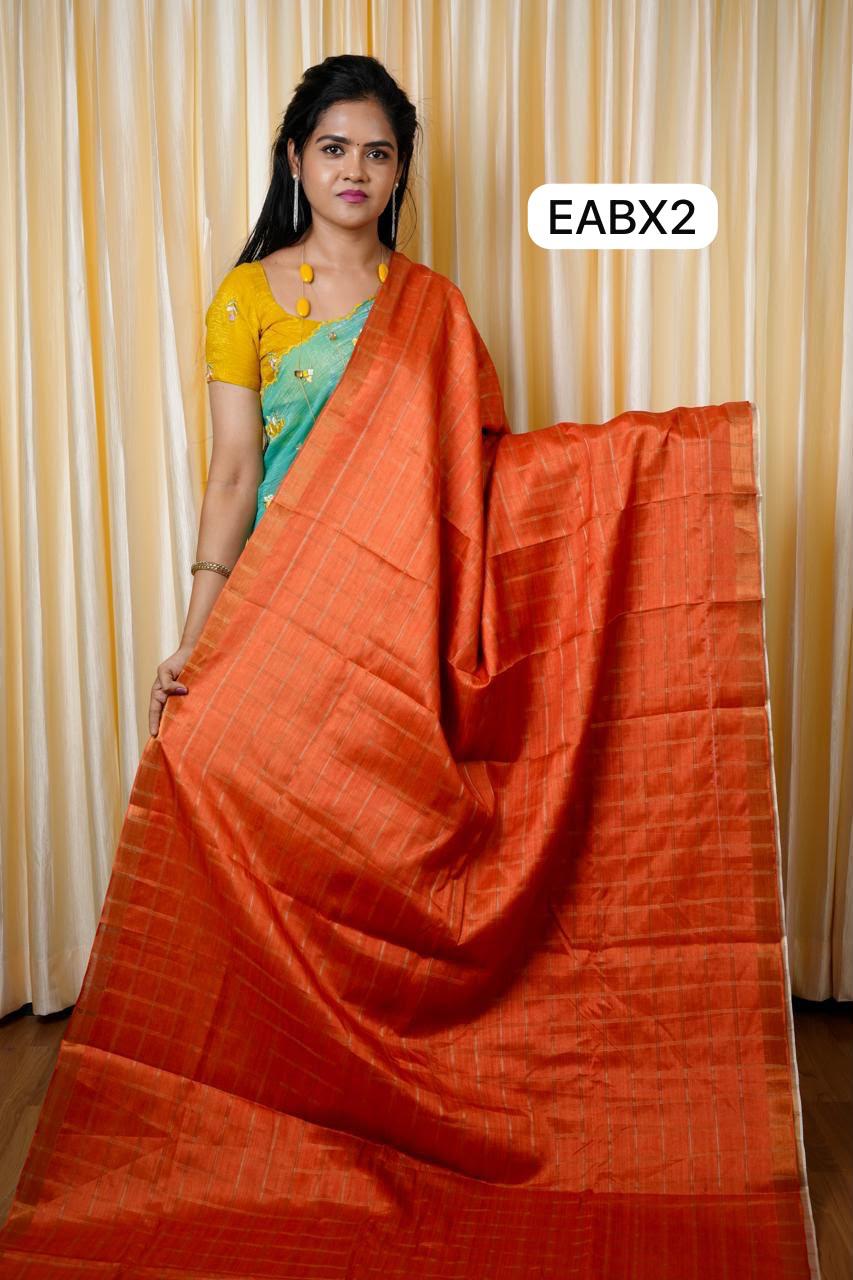 Tussar silk🥰😎📚