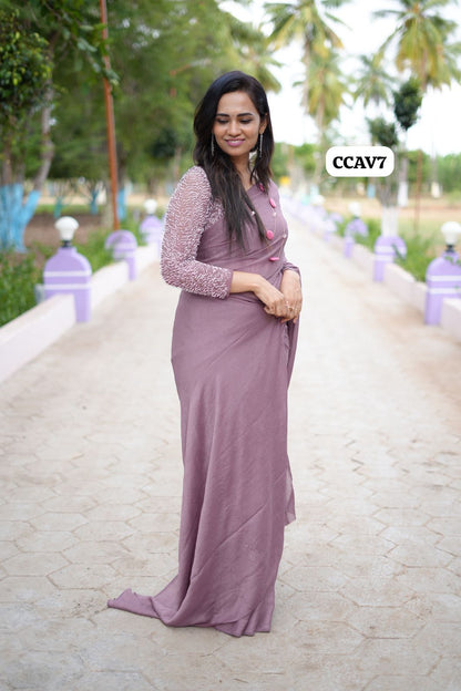 Viscose Space Silk With Heavy Designer Blouse 🥳