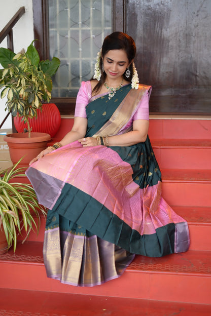Kanchi semi silk sarees 🥳