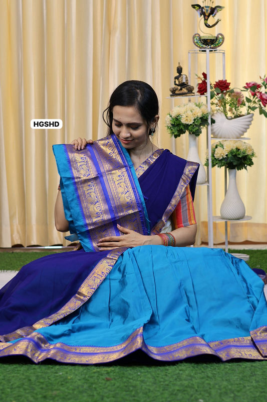 Pongal special semi stitched Half saree collection. Blouse alone unstitched😍🥳