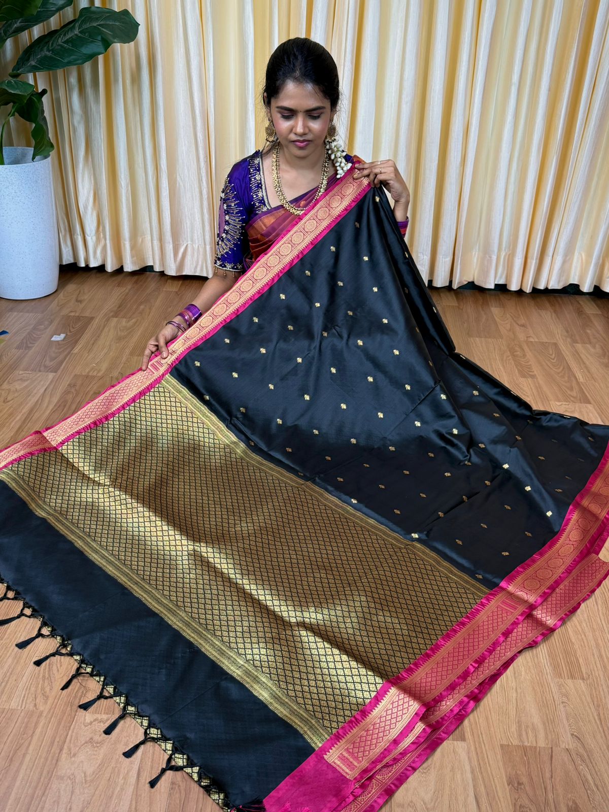 Kanchi soft silk sarees🥰😎🌈📚
