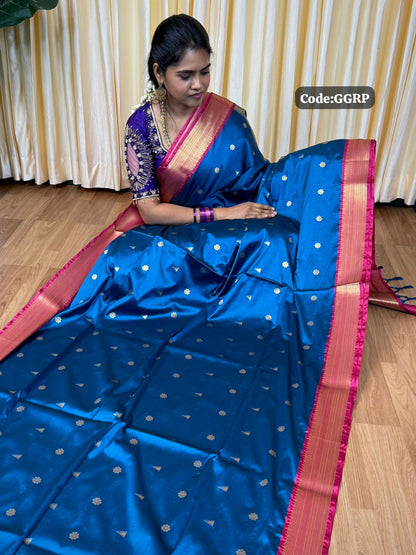 Kanchi soft silk sarees🥰🌈😎📚