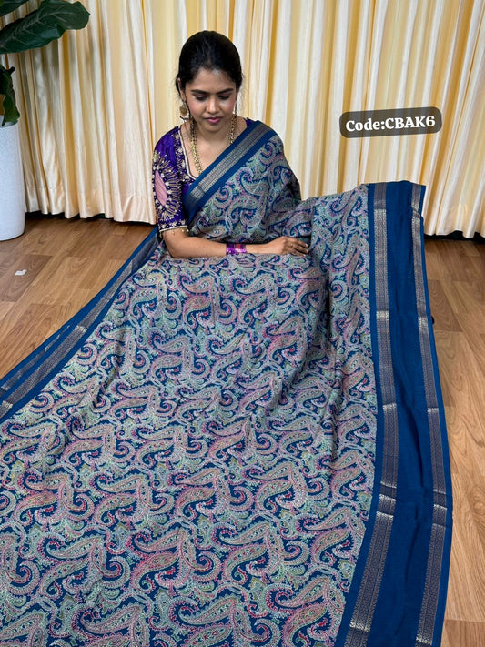 Soft mixed cotton sarees🥰😎📚