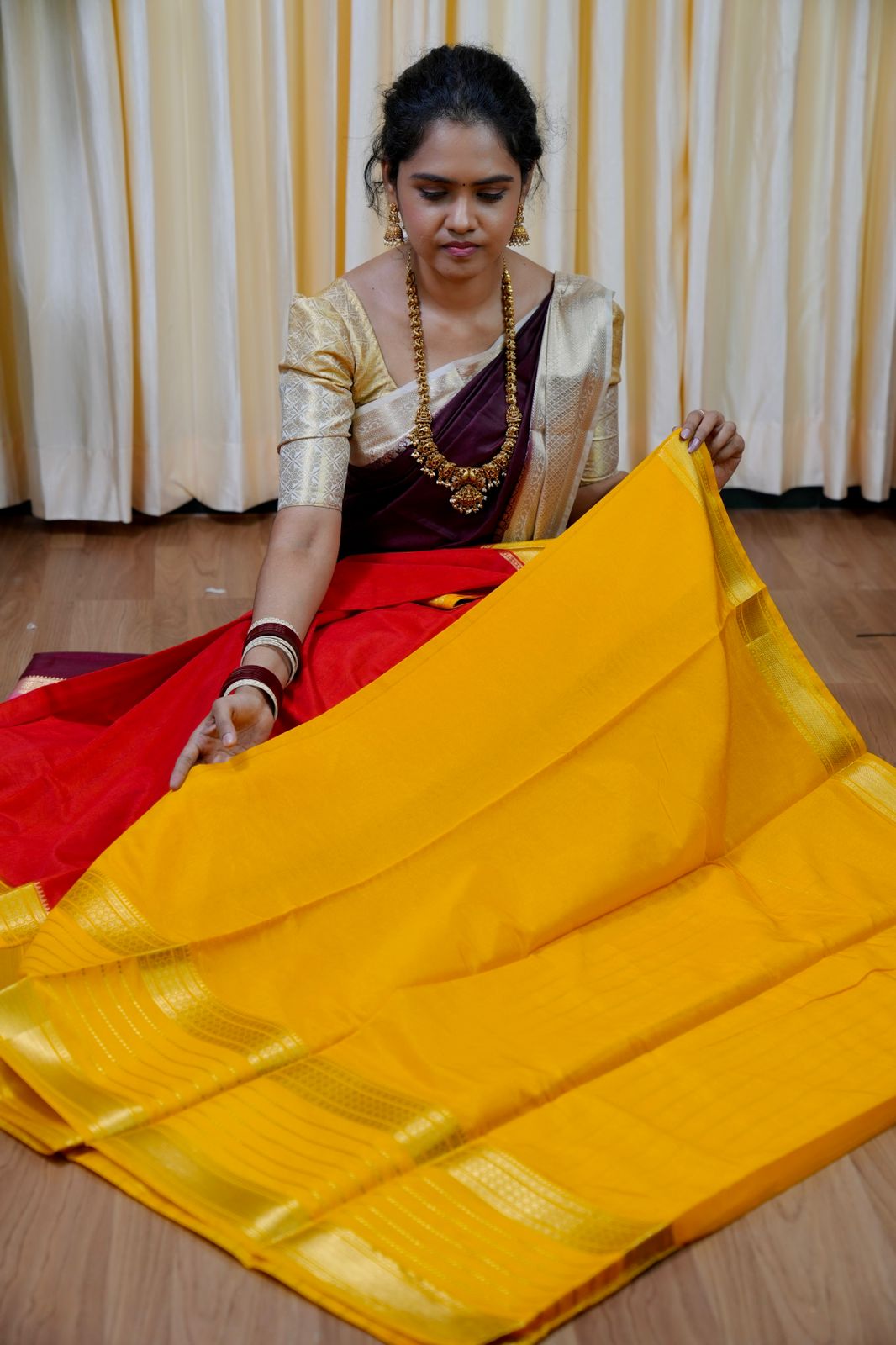 Dyable crepe warm silk sarees🥳