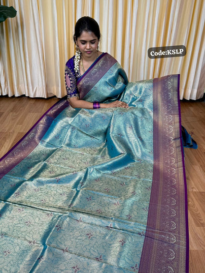 Bridal Kanchi semi silk saree🥰😎📚