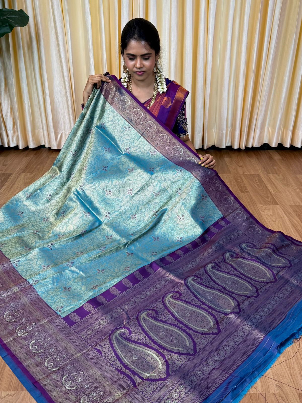 Bridal Kanchi semi silk saree🥰😎📚