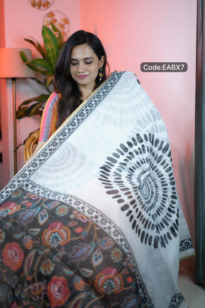 Linen cotton sarees😍🥳