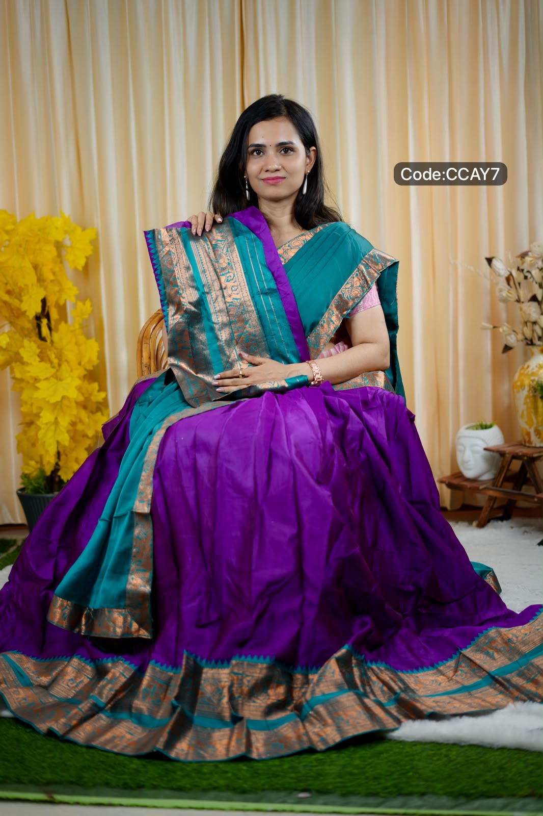 Half saree soft silk 😍🥳
