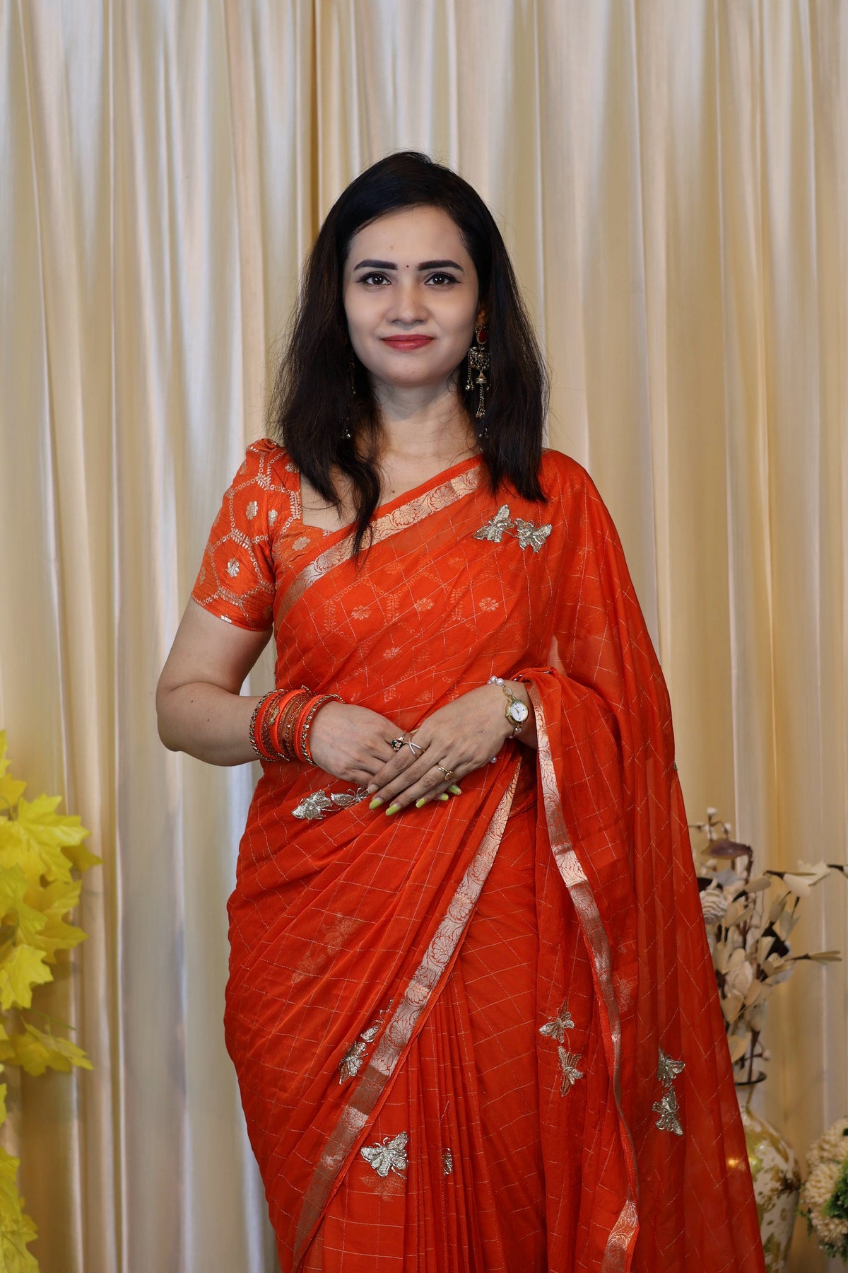 Viscose Georgette sarees🥳