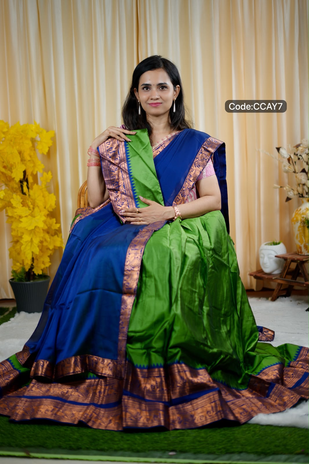 Half saree soft silk 😍🥳