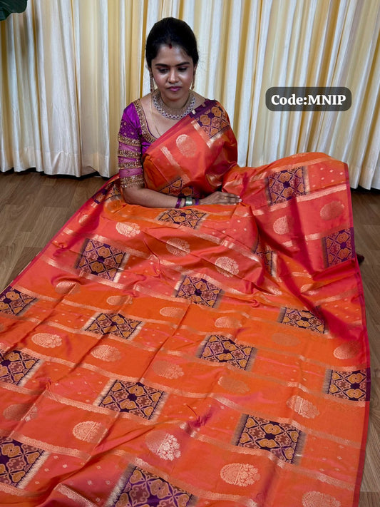 Kanchi soft silk sarees🥰😎📚