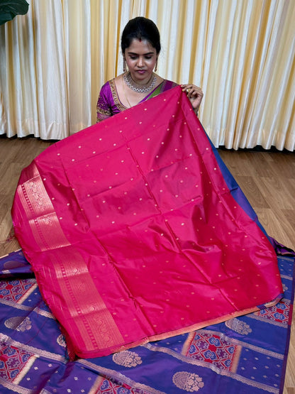 Kanchi soft silk sarees🥰😎📚
