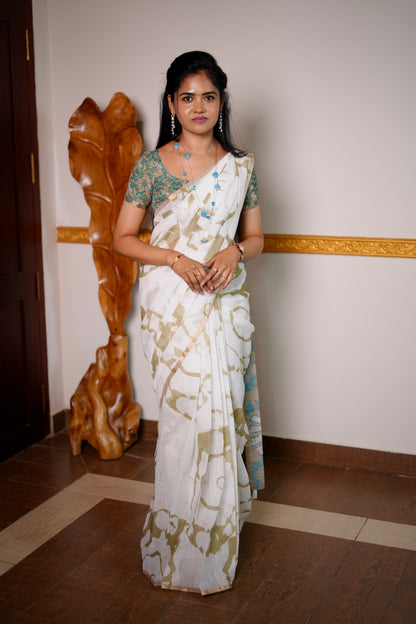Linen cotton sarees🥰😎📚