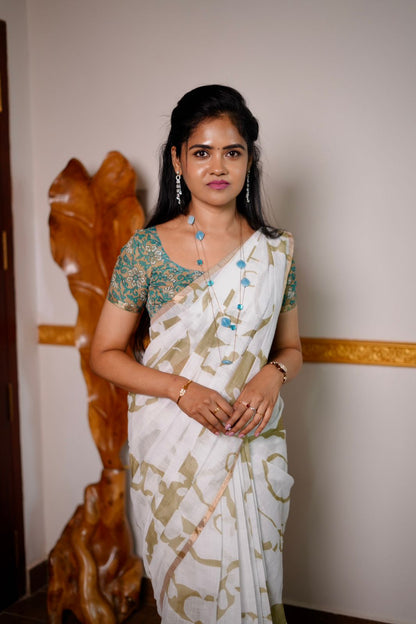 Linen cotton sarees🥰😎📚