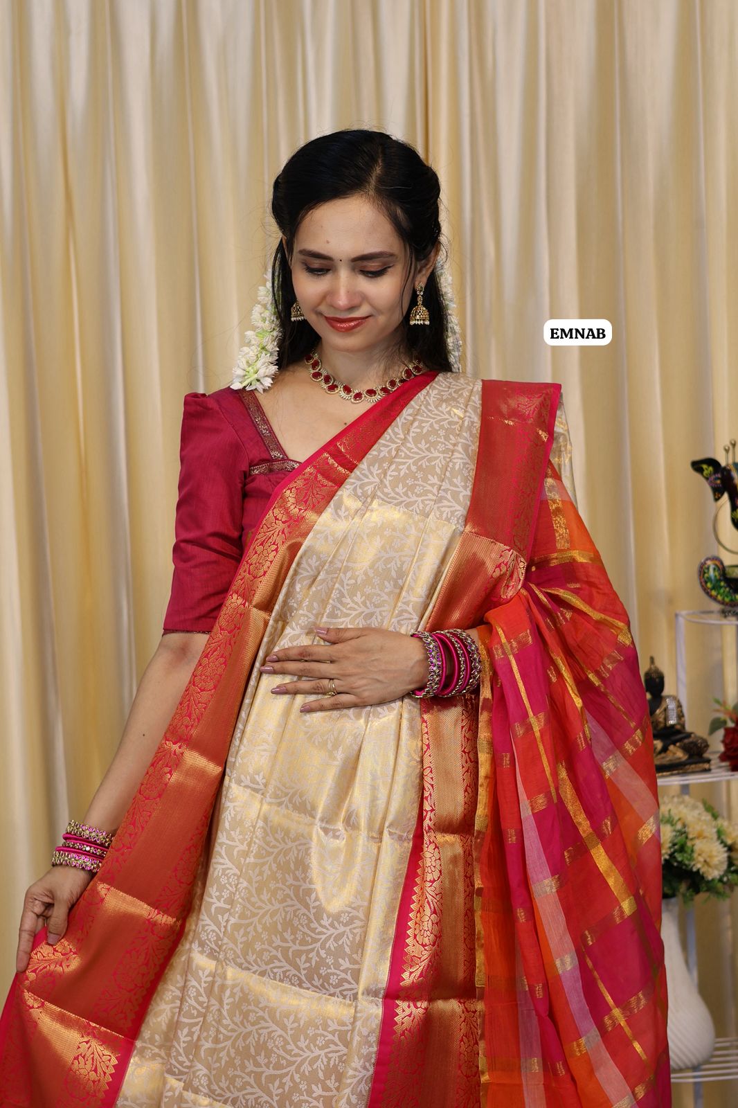 Bridal kanchi semi soft silk saree prebook 🥳