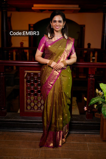 Kanchi semi silk sarees😍😎📚