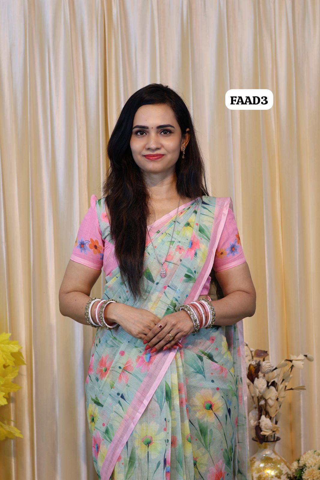 Linen Cotton Saree🥳
