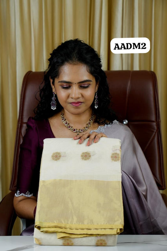 Onam special silk cotton saree🥰✅