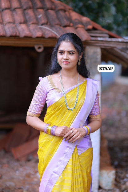 Premium Kanchi bridal semi silk saree😍⏰