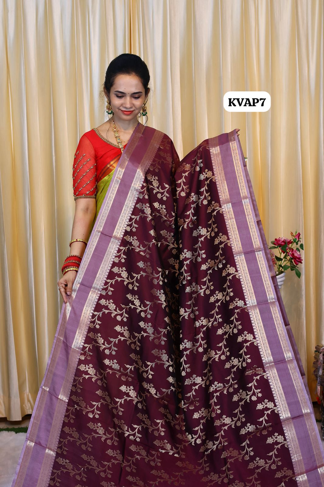 Katan soft silk saree 😍🥳