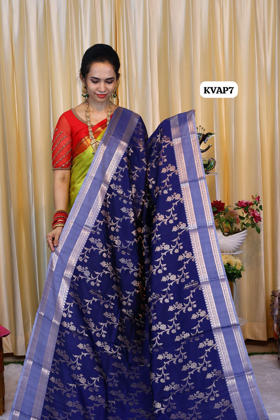 Katan soft silk saree 🥳