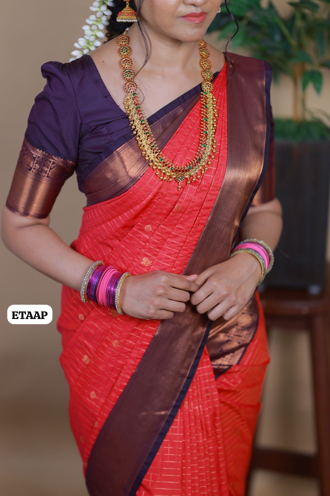 Premium Kanchi semi silk saree 🥰🥳