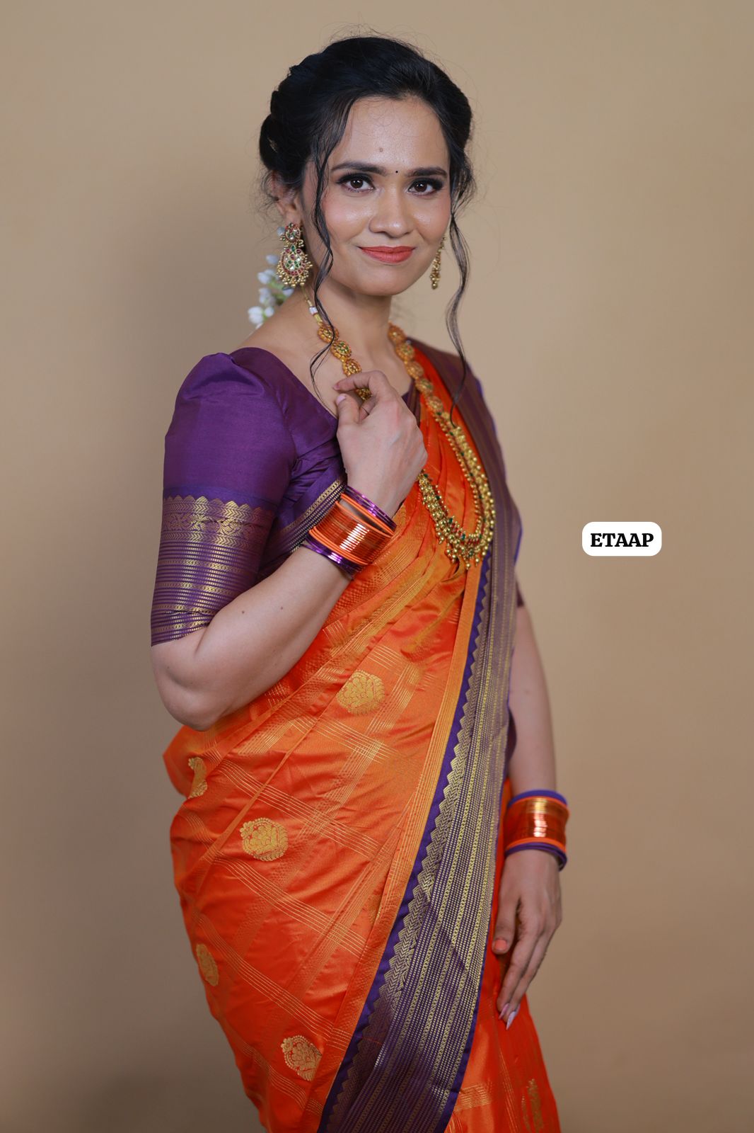 Premium Kanchi semi silk saree 🥰🥳