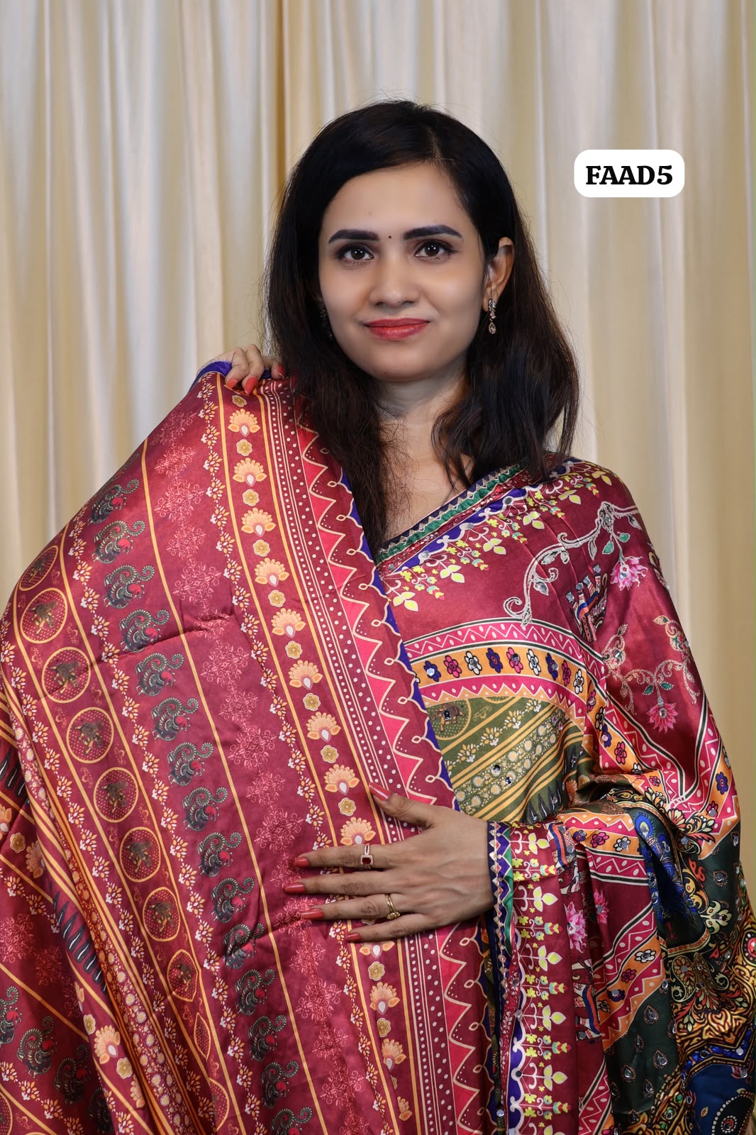 Masakali with Mirror Work Saree😍🥳