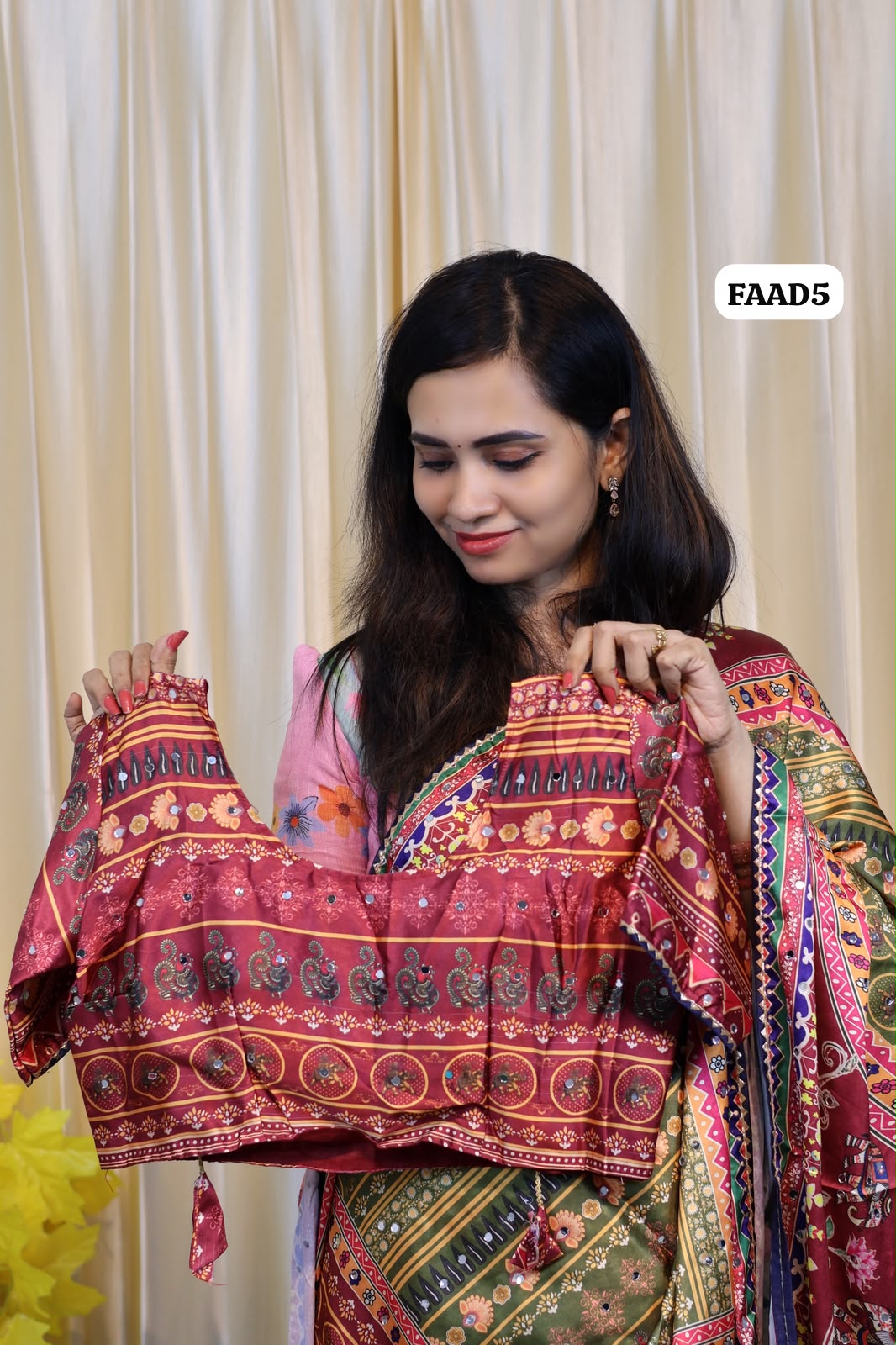 Masakali with Mirror Work Saree😍🥳