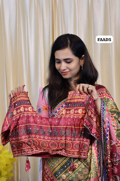 Masakali with Mirror Work Saree😍🥳